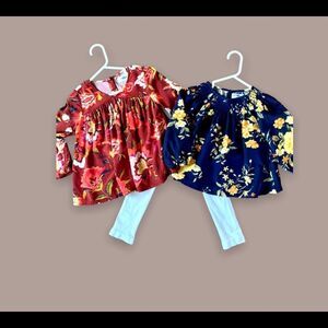 Old Navy boho top and leggings